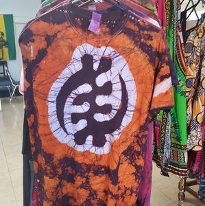 Tie Dye "Gye Nyame" Tee Shirt